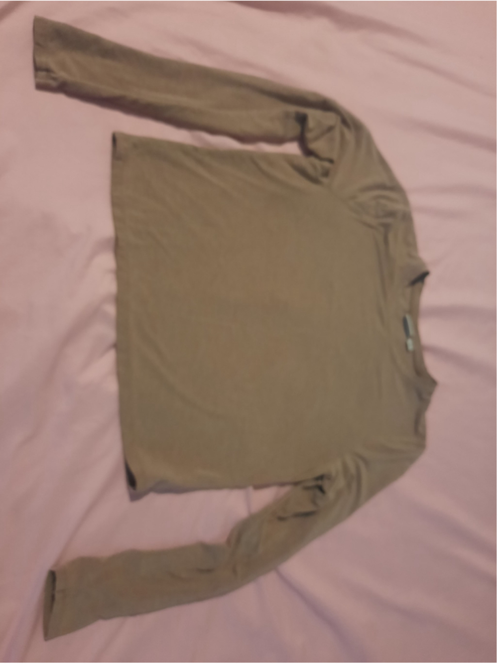 Women's Babaton Long Sleeve Tee M Brown - Picture 2 of 6
